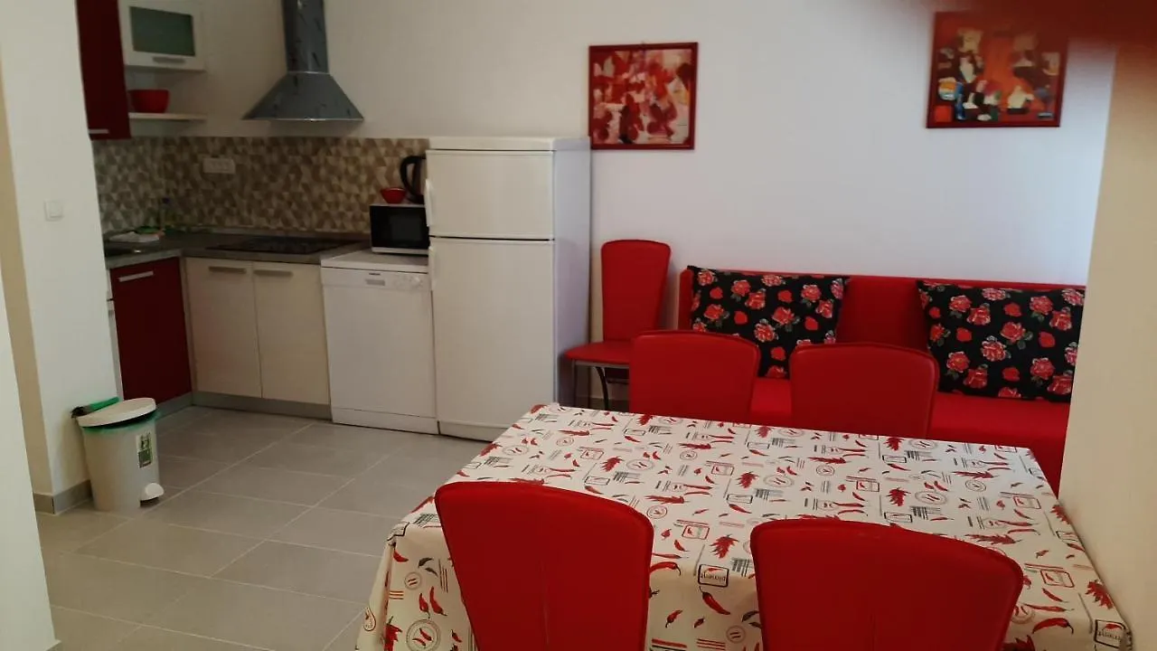 Apartmani Mw, Crveni Apartman Baska  Apartment Baska (Krk)